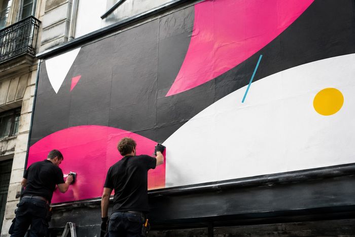 Affiche urbaine 320 x 240 cm