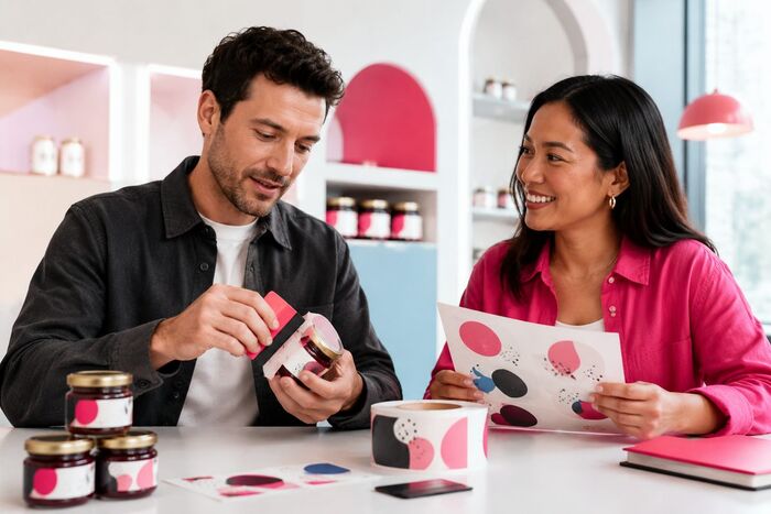 Étiquettes pour pots de confiture, impression ReflexPrinting