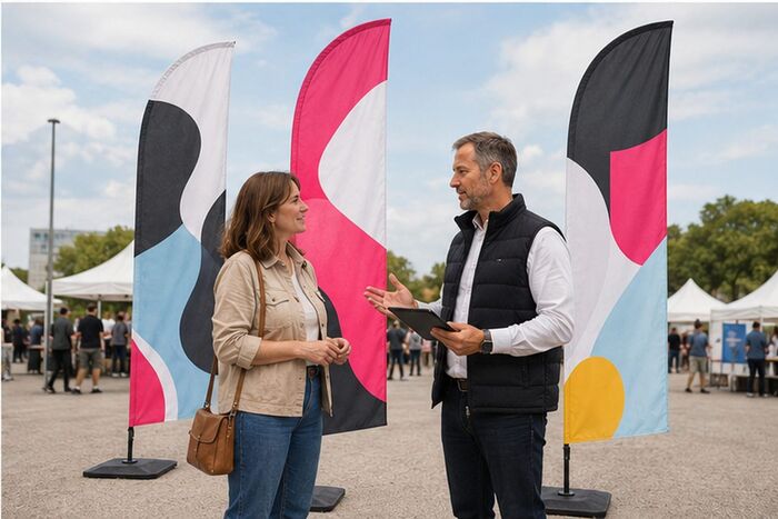 Drapeaux pour mât, impression ReflexPrinting