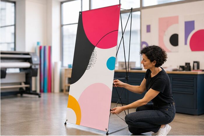 X-Banner, impression ReflexPrinting
