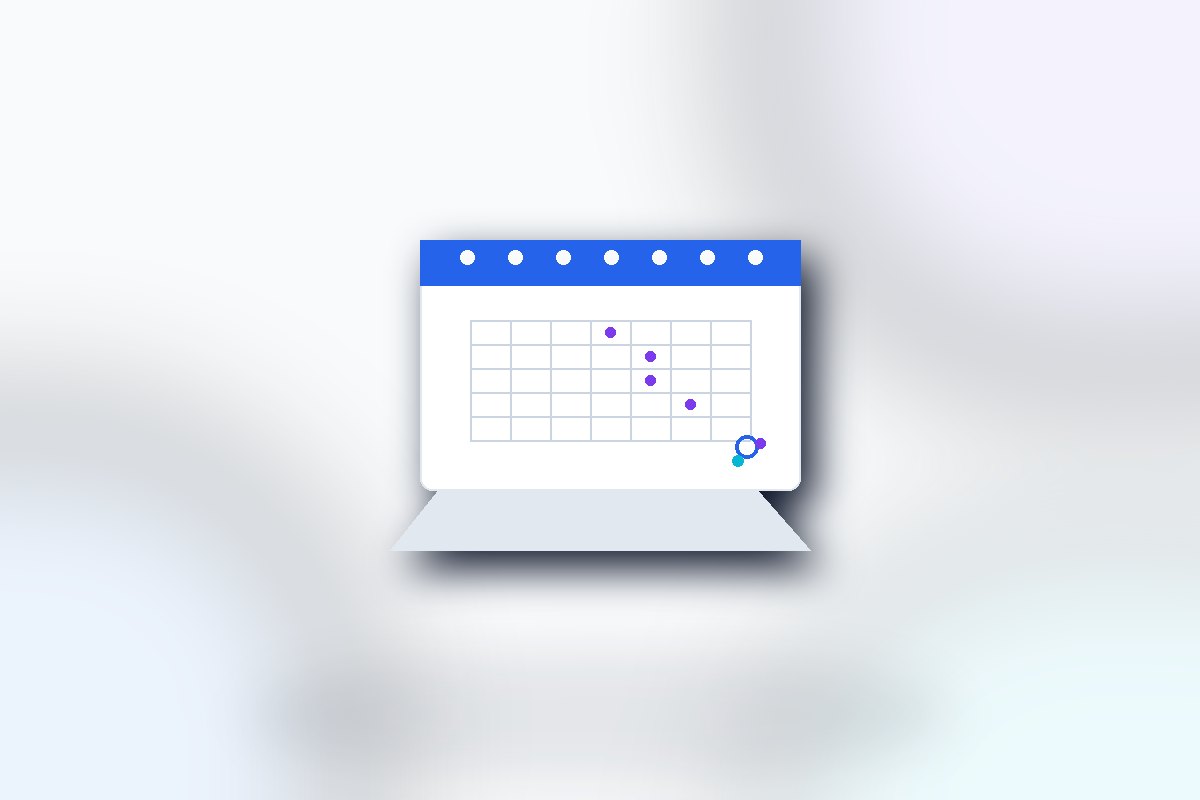 Visuel produit ReflexPrinting : Mini calendriers chevalet, catégorie Calendriers, style premium bleu violet.