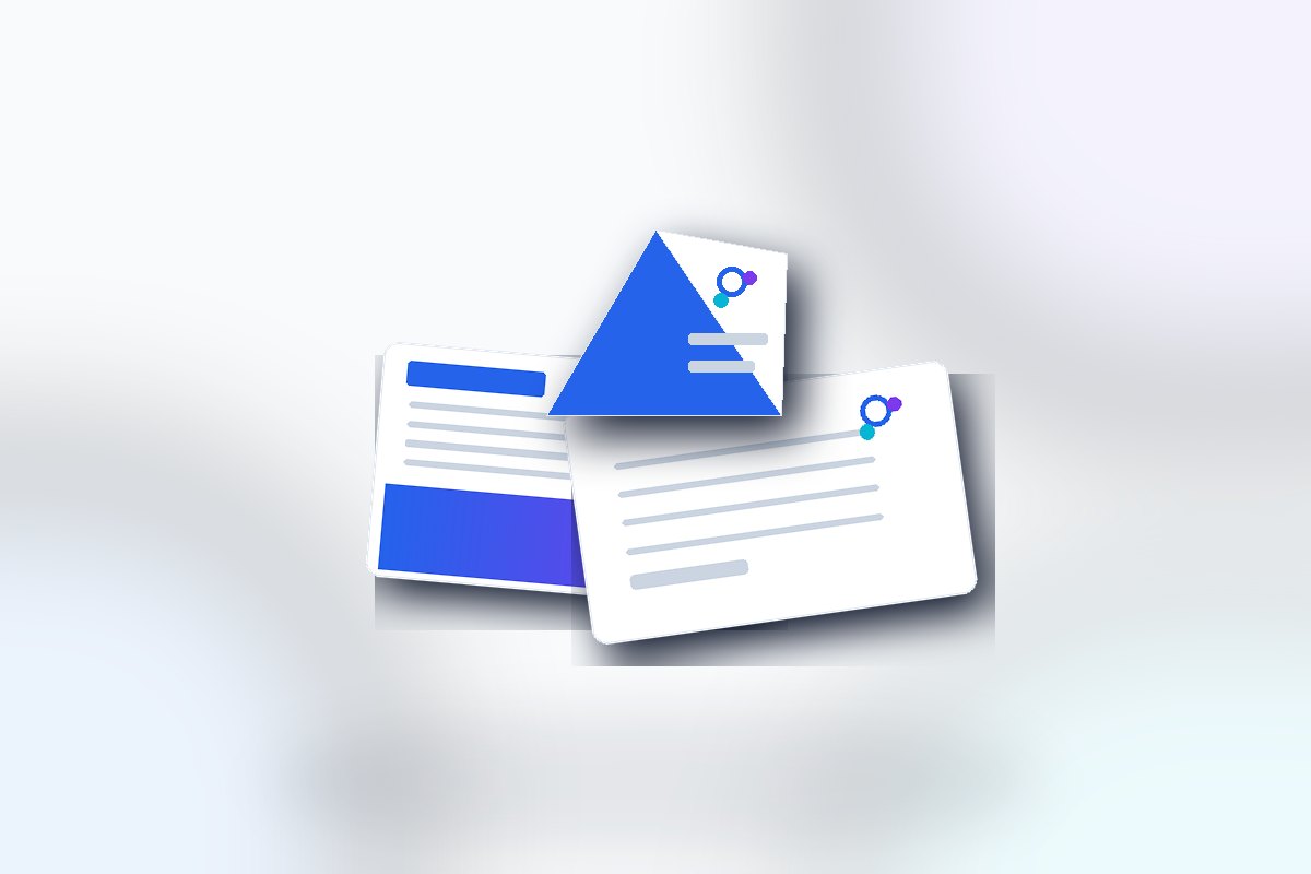 Visuel produit ReflexPrinting : Cartes de visite pliées, catégorie Sélection de cartes de visite, style premium bleu violet.