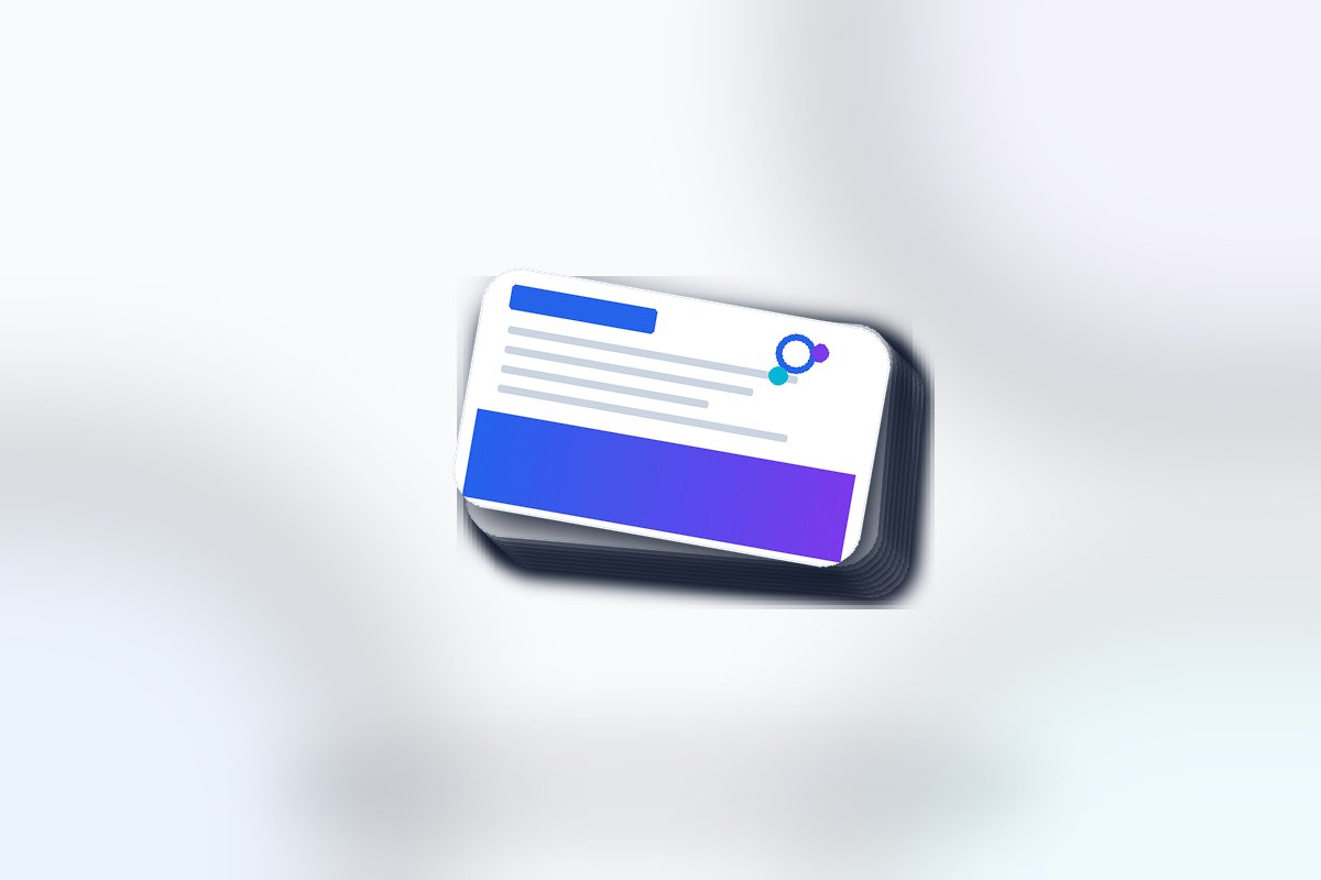 Visuel produit ReflexPrinting : Coins arrondis, catégorie Sélection de cartes de visite, style premium bleu violet.