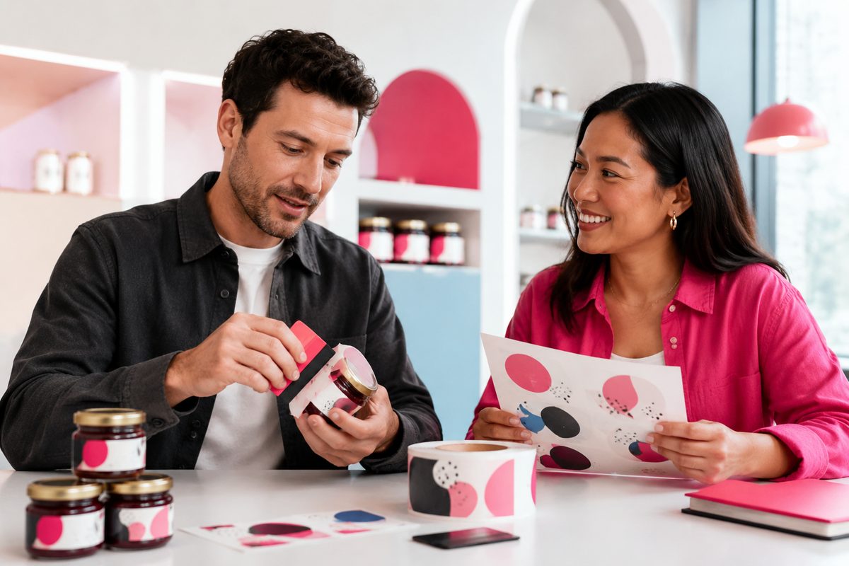 Étiquettes pour pots de confiture imprimé par ReflexPrinting