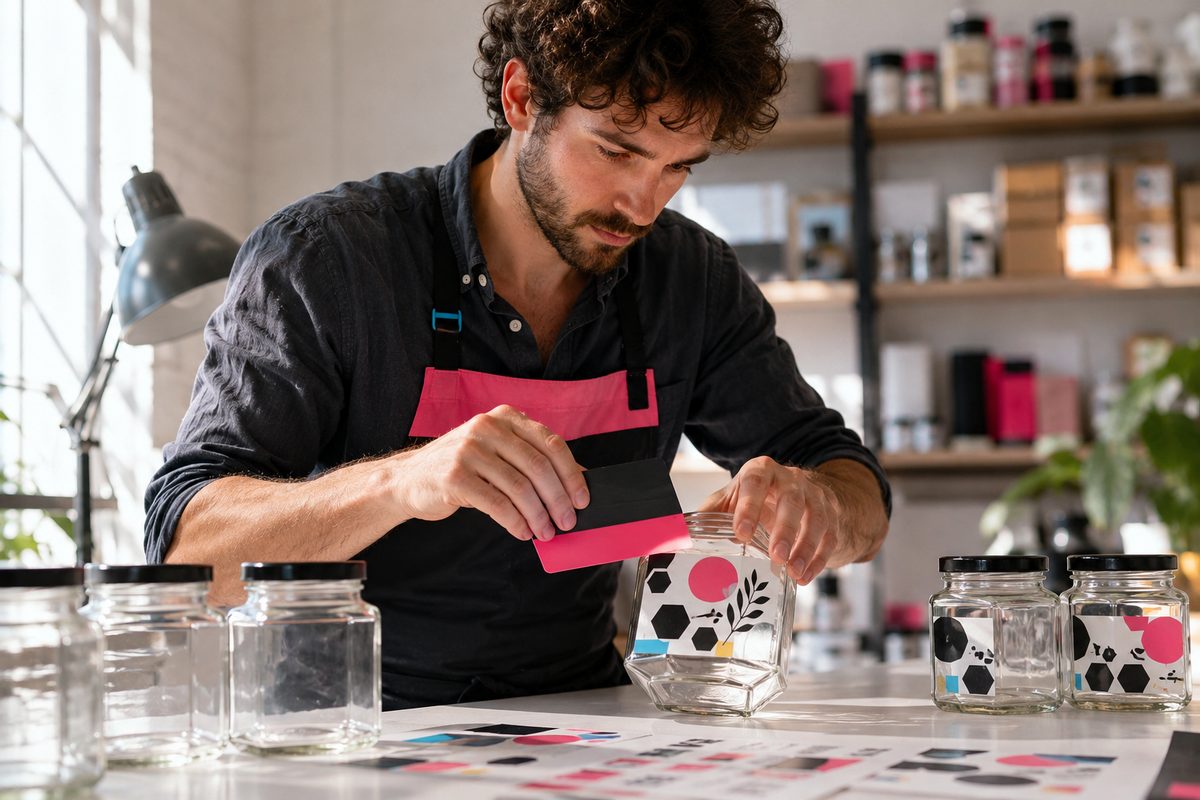 Étiquettes pour pots de miel imprimé par ReflexPrinting