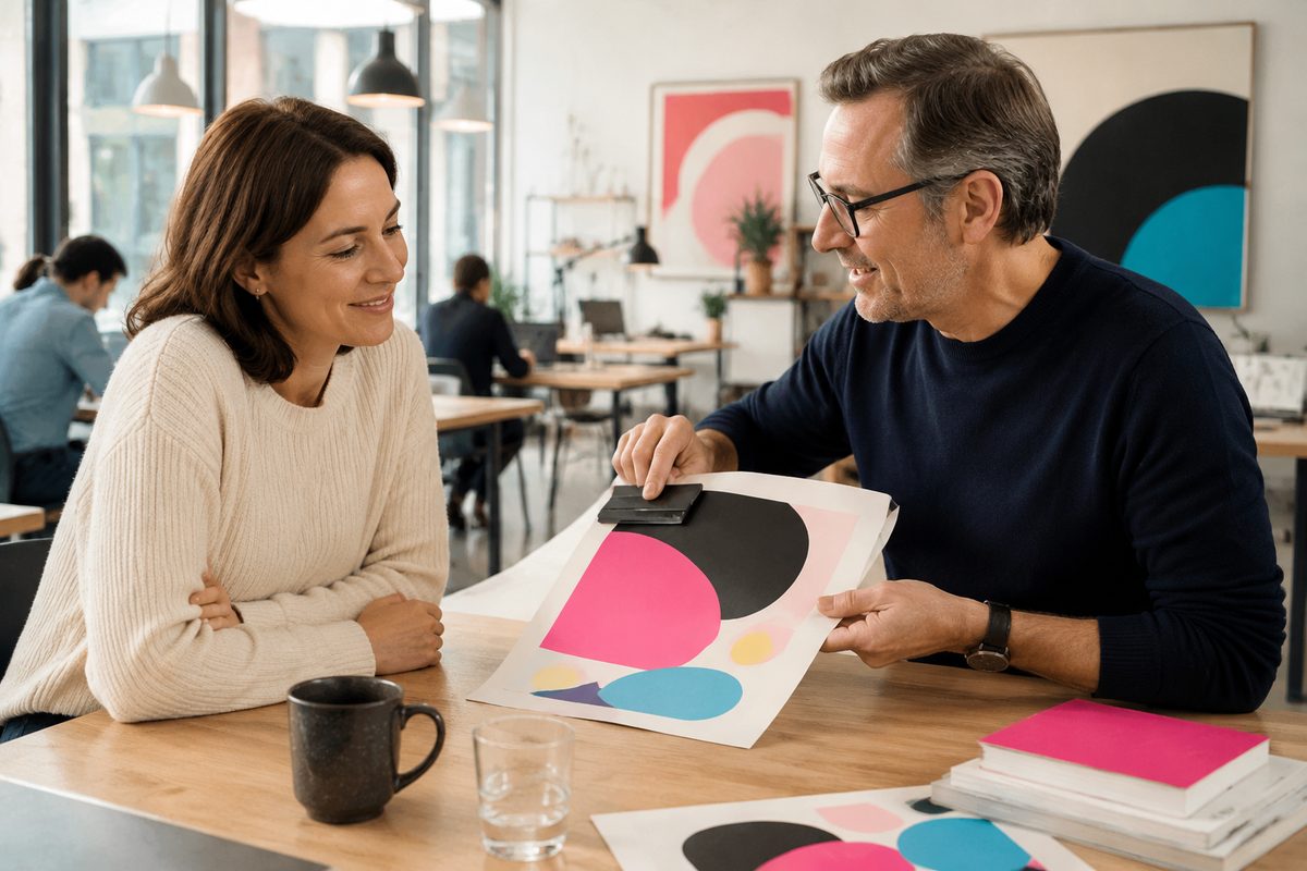 Adhésif Yupo Tako repositionnable imprimé et découpé par ReflexPrinting