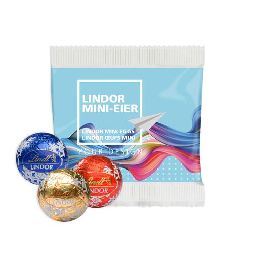 Chocolats Lindt Lindor personnalisés avec emballage imprimé en quadrichromie par ReflexPrinting