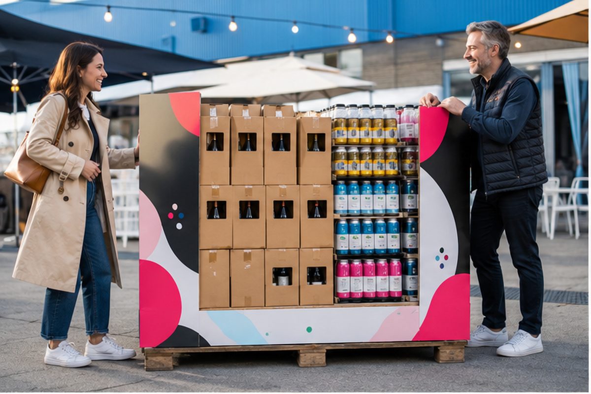 Coin de palette double personnalisé imprimée en quadrichromie par ReflexPrinting