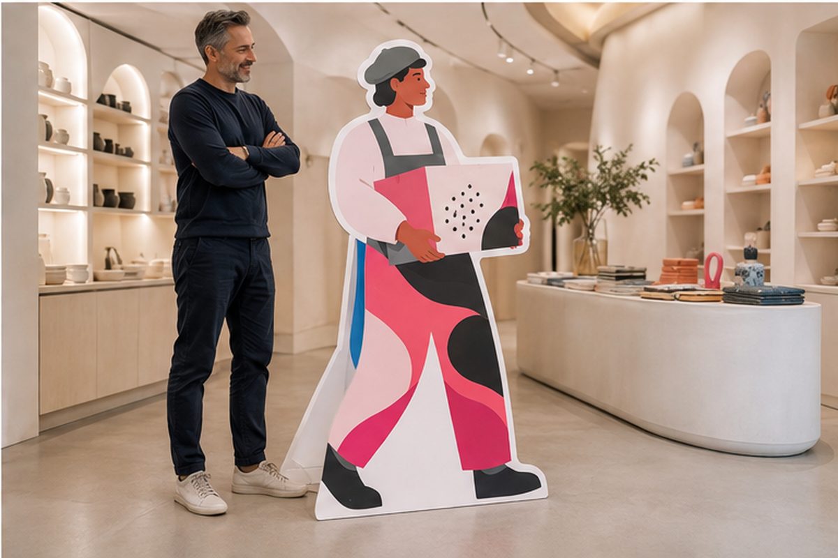 Silhouette de comptoir imprimé en quadrichromie par ReflexPrinting